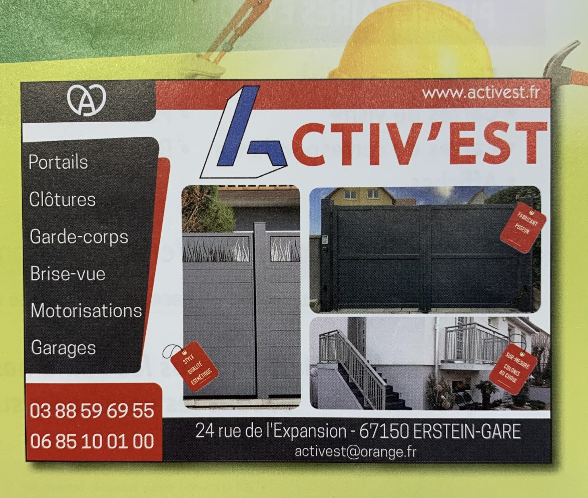 Publicité Le courrier S'blattel