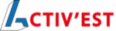 logo de l'entreprise rouge et bleu