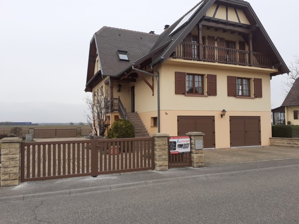 Portail découpe laser motifs personnalisés